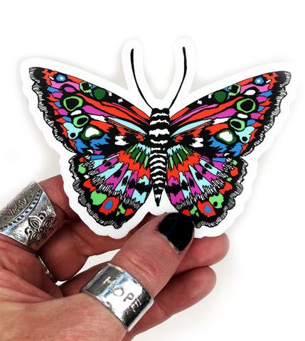 moth vinyl sticker – Alisa Burke