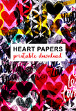 heart papers digital download